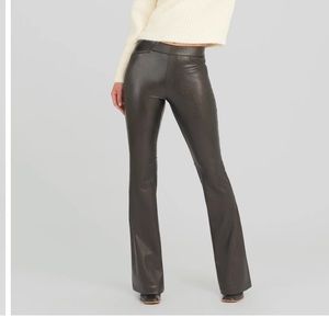 Spanx Leather Like Flare Pants